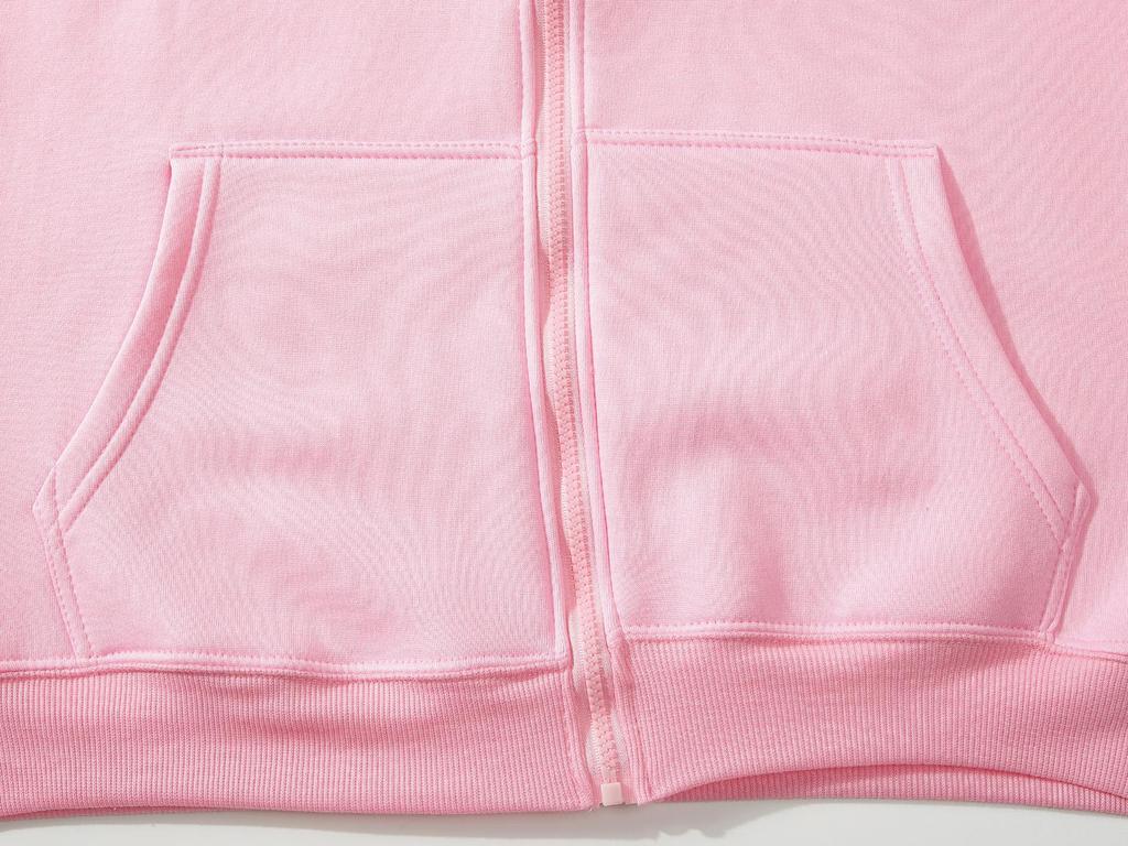 Унисекс Кардиган Худи на молнии однотонный для осенне-зимней спортивной одежды - Европейский и американский стиль