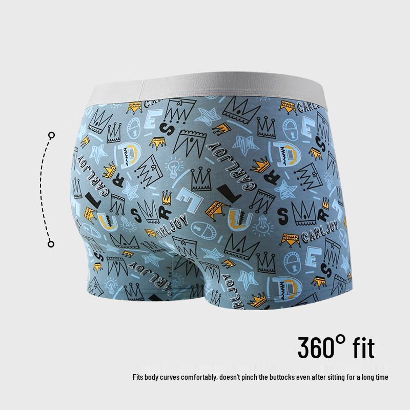 Nanjiren Мужские антибактериальные хлопковые боксеры-брифы 10A