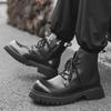 Popular men's Martin boots 2025 spring and autumn locomotive short boots British platform tooling boots 32056-J