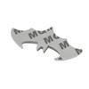 New 3D Car Sticker Metal Bat Decal Gold/Silver/Black Auto Vehicle Emblem CBGS6 Tail Badge Cool Styling Motorcycle Decoration Accessory