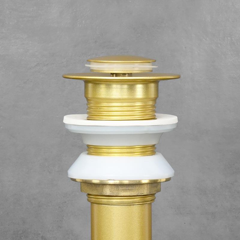 Antique brass washbasin stopper without overflow GOLD GLEN 1 21