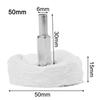 Accessories Polishing Wheels Cotton Cloth White With Connecting Rod 1 Set