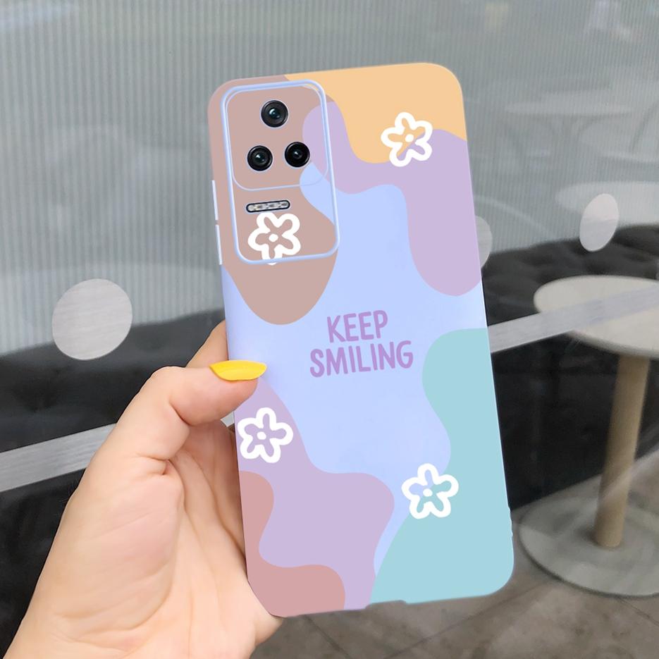 Чехол для Xiaomi Poco F4 Цветной Художественный Узор Задняя Крышка Для Xiaomi Poco F4 GT PocoF4 Чехол для Телефона 6.67'' Мягкий Силикон Fundas Capa