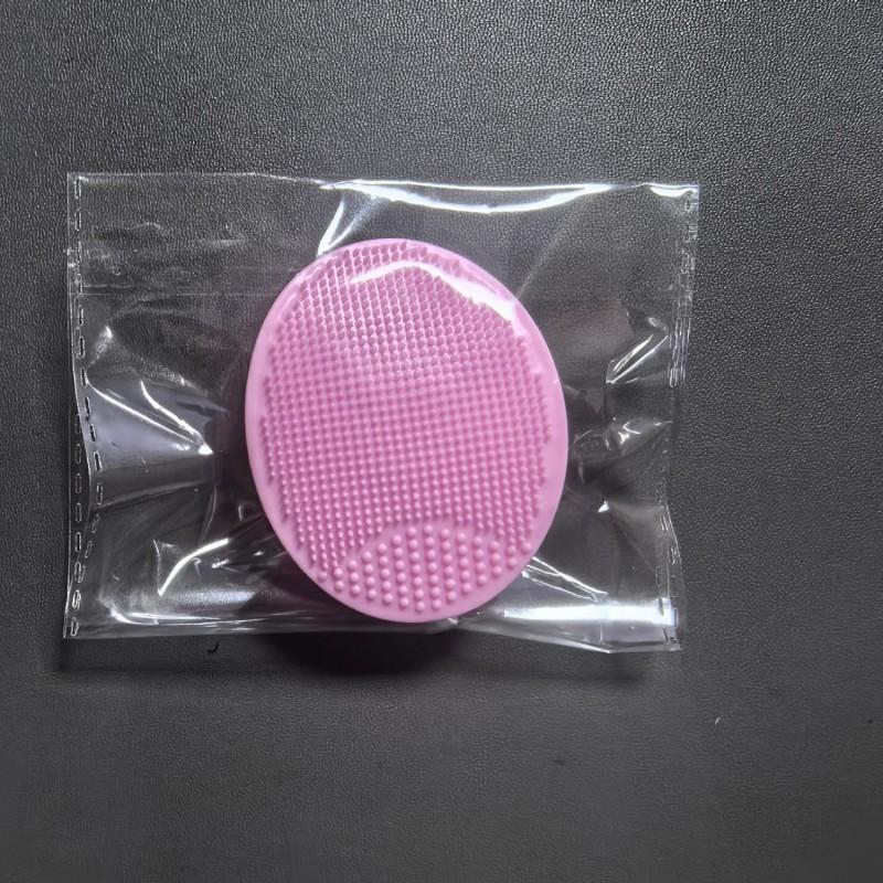 Soft Silicone Baby Hair Washing Brush Newborns Gentle Scalp Cleansing Sponge Bath Tool Infants
