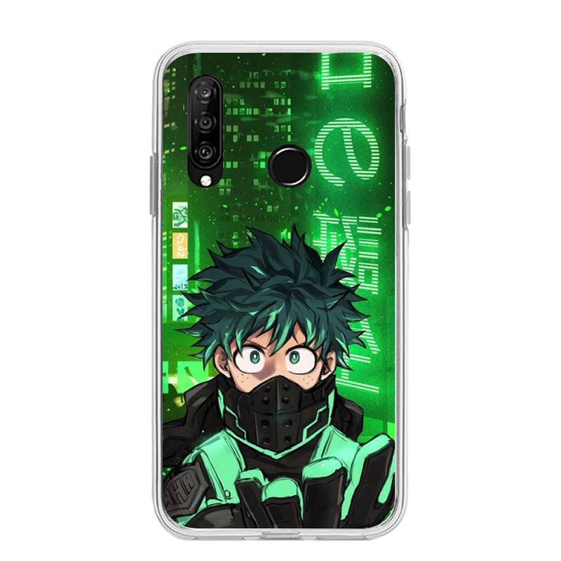 Чехол для телефона My Hero Deku для Huawei P20 P40 Lite P30 Pro P Smart 2019 Nova 3e 6 Se, силиконовый прозрачный мягкий чехол
