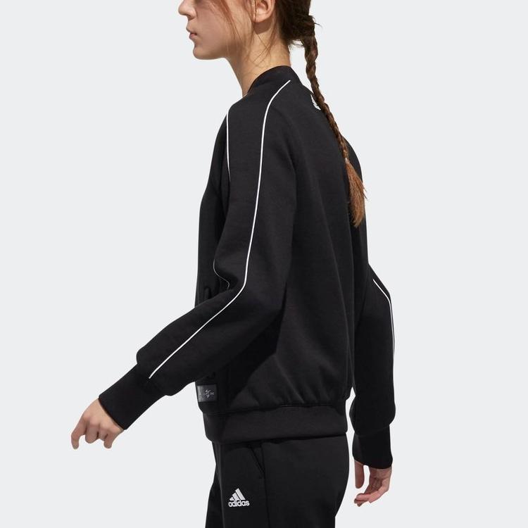 adidas Куртка CNY Вязаный Бомбер Мужской Верхняя одежда Черный EA2095