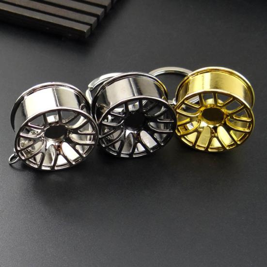 Hub Rim Model Men's Keychain Car Key Chain Keyring Gift