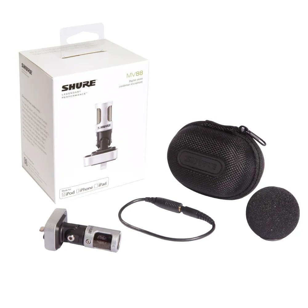 Цифровой конденсаторный стереомикрофон Shure MV88 iOS от Shure