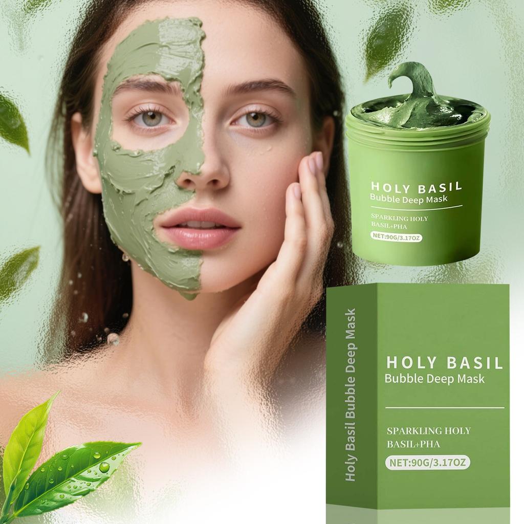 Святая Пенная Маска Очищающая Маска Глубокий Пилинг И Удаление Черных Точек Святая Листовая Маска