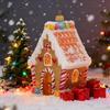 Пряничный домик Рождественское украшение Смола Пряничный рождественская елка Подвесные украшения для елки Праздничная вечеринка