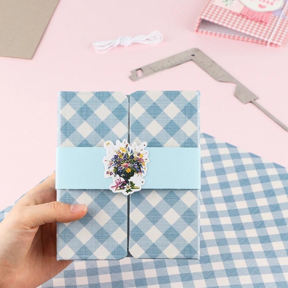 Multi-Function Book Cover Positioning Ruler 5-in-1 Gauge Ruler Durable Book Cover Guide