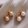 2021 Retro-Style Pearl Earrings by Dong Qing: Elegant, Simple, High-End Design for Women