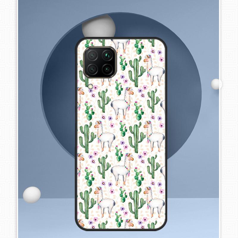 Чехол Lama Llama Alpacas для Huawei Nova Y72 Y90 Y61 Y91 Y60 Y70 12s 12i 11i 8i 9 10 SE P20 P40 Lite P60 P30 Pro