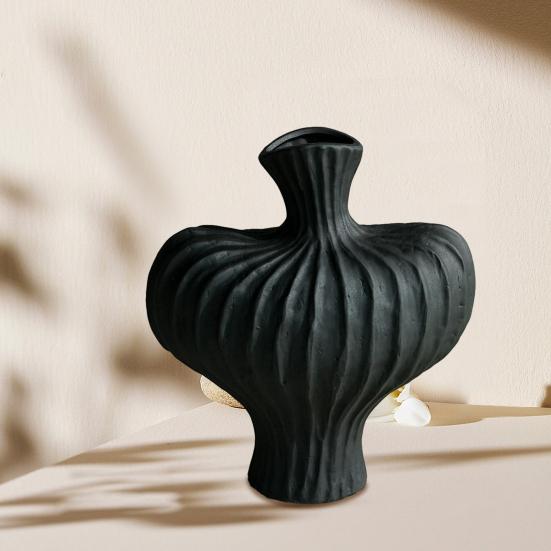 Декоративная ваза Минималистичная пластиковая ваза Художественная ваза Центральный элемент стола для дома Гостиная Спальня Обеденный стол Декор