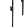 Garden Arch, Rose Arch, Climbing Arch, Rose Trellis, Metal, Black, 1.40 x 0.40 x 2.40 m