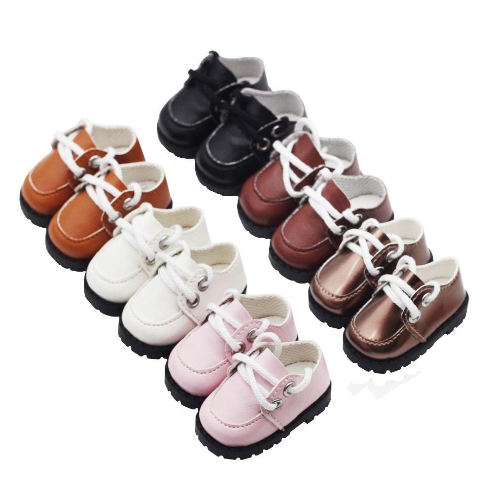 Leather Material Doll Shoes 6 Colors Clothes Accessories DIY Fashion Boots 20cm Cotton Doll