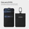 Antykradzieżowe etui na kluczyki blokujące sygnał Keyless RFID - czarne