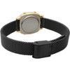 Casio Женские цифровые часы Золотой Черный Сетчатый ремешок La670wemb 1