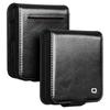For Samsung Galaxy Z Flip7 5G Case with Card Holder Genuine Cow Leather Stand Phone Cover