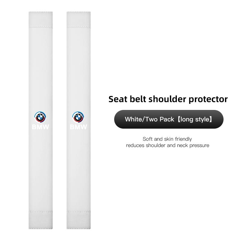 2PCS Car seat belt shoulder protector cover valve cap accessories for BMW X1 X2 X3 X5 X4 X6 X7 iX3 F20 F10 F07 E70 E46 E90 E92 E GMWBX1