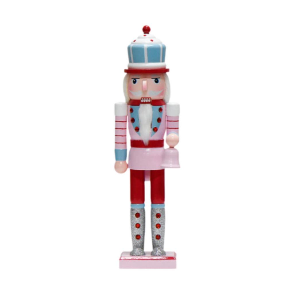 Рождественский Щелкунчик Солдат Высота 15 дюймов Традиционная фигурка Щелкунчика для Сада Спальни Камина Сувениры для вечеринки Праздник