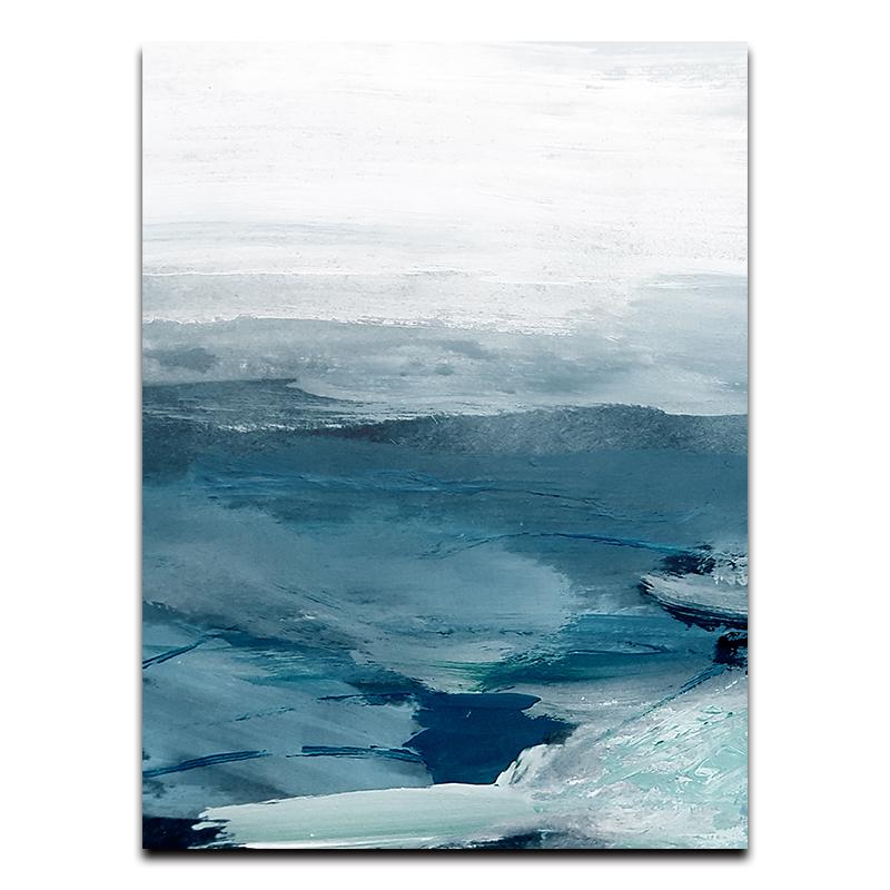 Морская абстрактная картина маслом, принт, настенная художественная картина, холст, картина, плакат, принт, декор, настенные художественные фотографии, украшение для гостиной