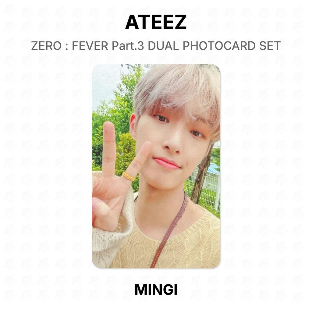 ATEEZ НОЛЬ : FEVER Часть 3 Двойной набор фотокарточек Официальная фотокарточка