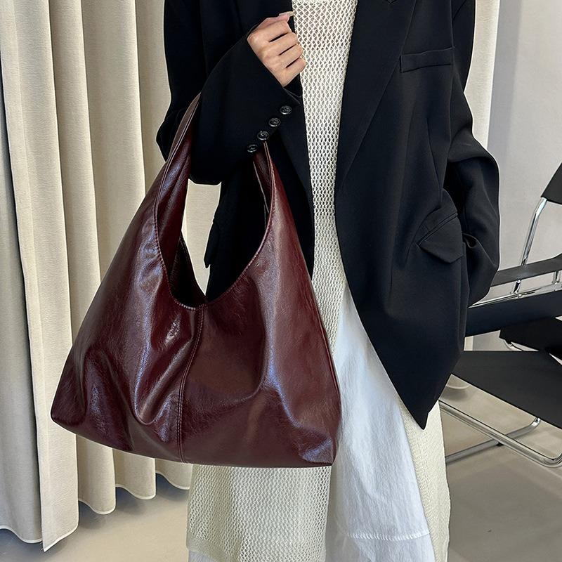 Commuter Underarm Bag Women's Summer New Trendy Shoulder Bag High-end Retro Large-capacity Tote Bag