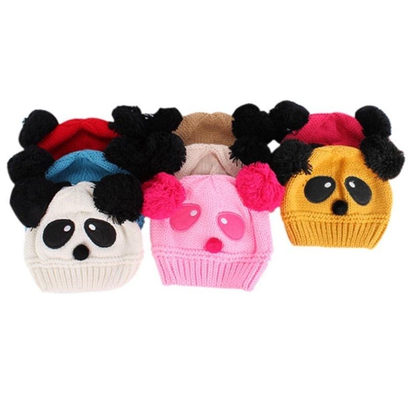 Детская зимняя шапка вязаная крючком в виде героев мультфильмов