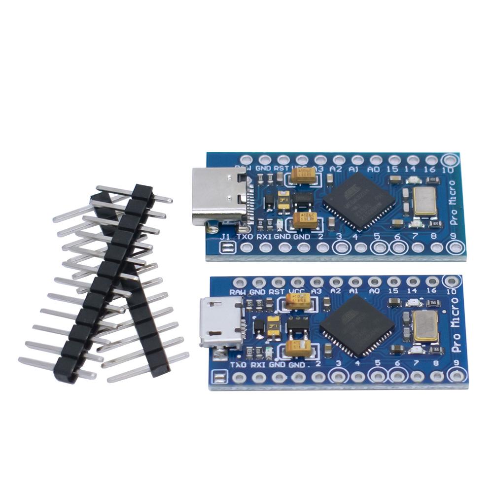 Плата контроллера LIZAO Pro Micro ATmega32U4 5V 16MHz Замена ATmega328P для Arduino DIY