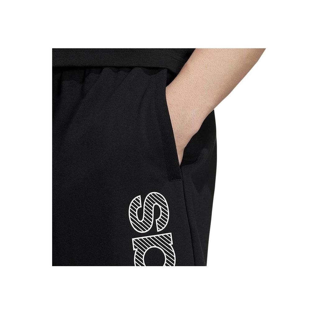 Adidas Повседневные шорты с буквенным принтом и шнуровкой, мужские шорты черного цвета HD4675