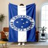 Cruzeiro Esporte Clube Soft and comfortable flannel Suitable for sofas living rooms outdoor camping travel and also makes a great anniversary gift