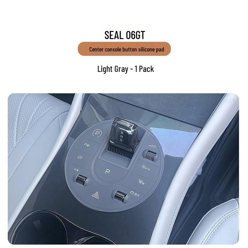 Силиконовая противоскользящая подставка с беспроводной зарядкой для BYD Seal 06 GT