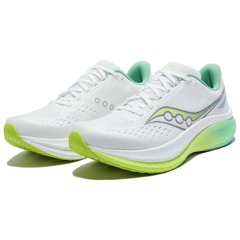 SAUCONY TIDE Wave 4 Дышащие сетчатые беговые кроссовки с амортизацией Унисекс Белый S28279-4