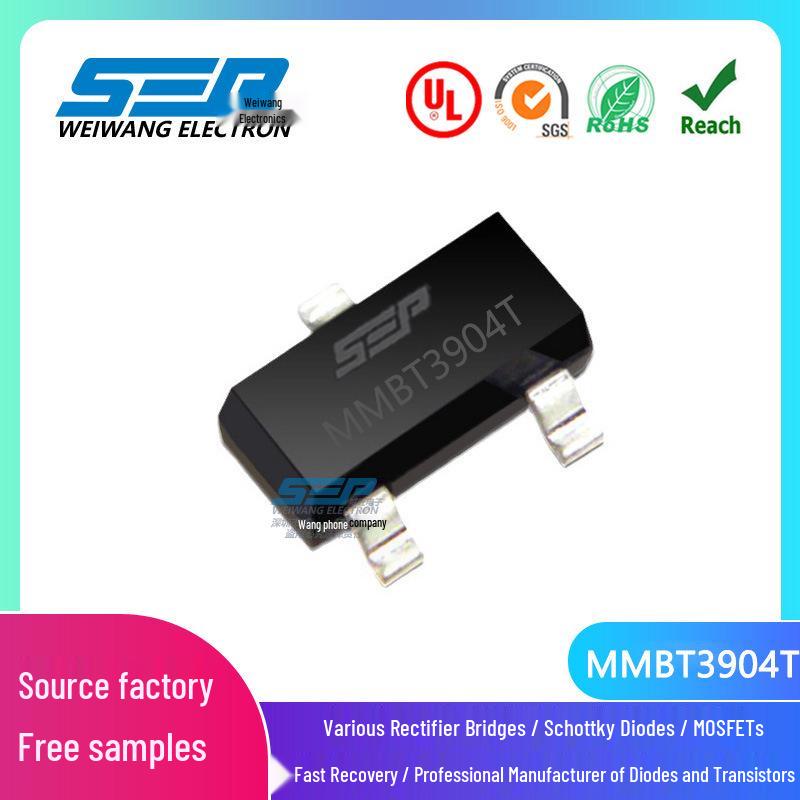 SEP MMBT3904T Transistor, SOT-523 Package, 200mA, 60V