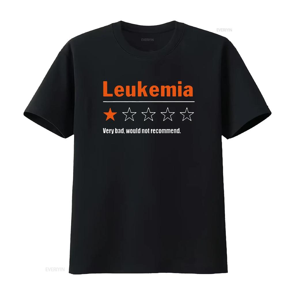 Leukemia Awareness Very Bad Would Not Recomunisexd Classic T Shirt Black Small Vintage Washed Designer Clothes Stylish