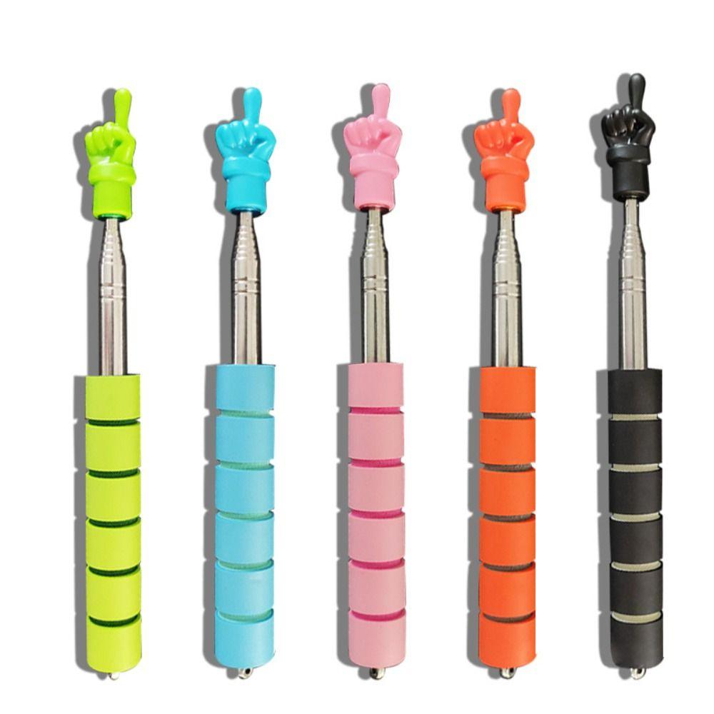 1M Teaching Stick Finger Head Teaching Pointer Handheld Presenter Stick Educational Equipment