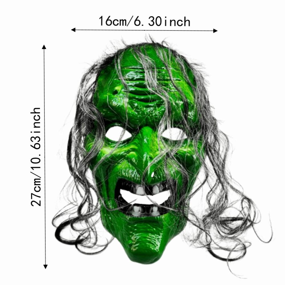 Creativity Scary Witch Mask Spooky Terrifying Cosplay Mask Full Face Mask Carnival Party
