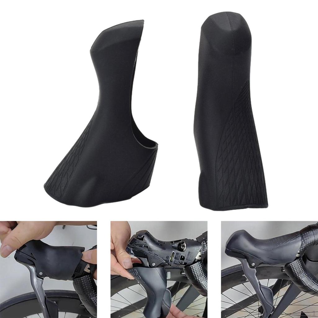 Велосипедные тормозные рычаги, капюшоны, силиконовые ручки для руля дорожного велосипеда, защитные рукава, 1 пара