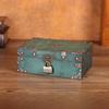 Retro Style Wooden Storage Box With Password Lock For Bedroom Organization