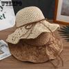 Simple Foldable Wide Brim Floppy Girls Straw Hat Sun Hat Beach Women Summer Hat UV Protect Travel Cap Lady Cap Female