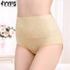 Женское нижнее белье больших размеров, хлопковые трусики с высокой талией для женщин, дышащие трусики для девочек, трусы для контроля живота, женские трусы