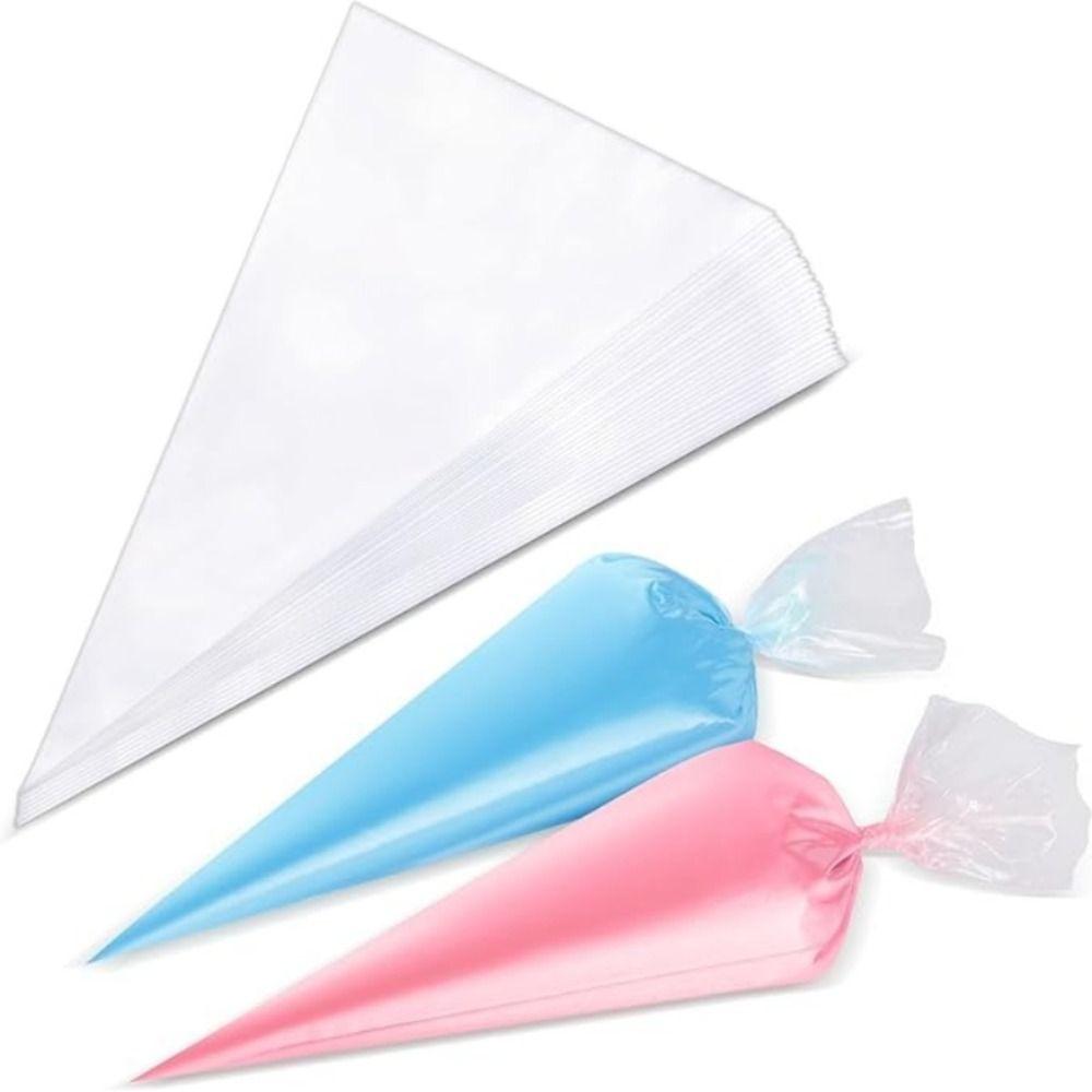 100Pcs Thickened Disposable Pastry Bags Extra Strong Icing Piping Bags Piping Bags Baking Tools