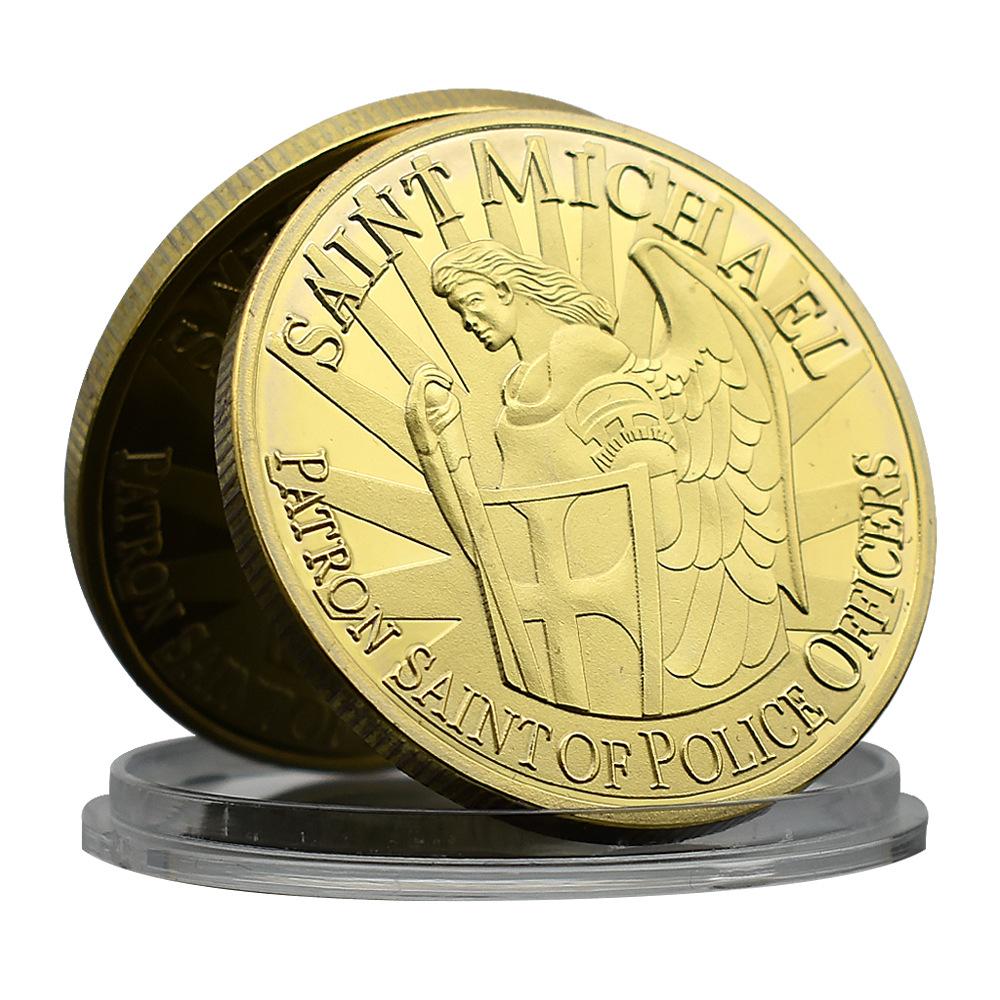 American Challenge Coin Guardian Commemorative Coin Gold Plated Badge Creative Coin Commemorative Coin Collection Gift Iron Art