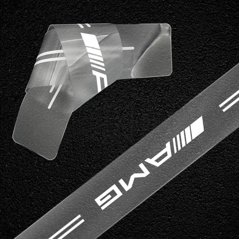 1Pcs Transparent Car Trunk Badge Protective Sticker Car Accessories For Mercedes Benz AMG GLE GLS GLC CLA GLB ML W204 W206 W205 W212 W203