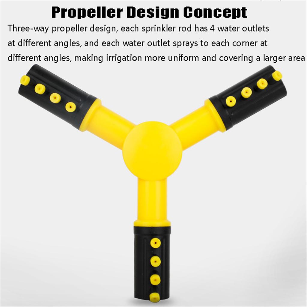 Вращающийся на 360 градусов спринклер для воды, автоматический спринклер для сада, вращающийся на 360 градусов