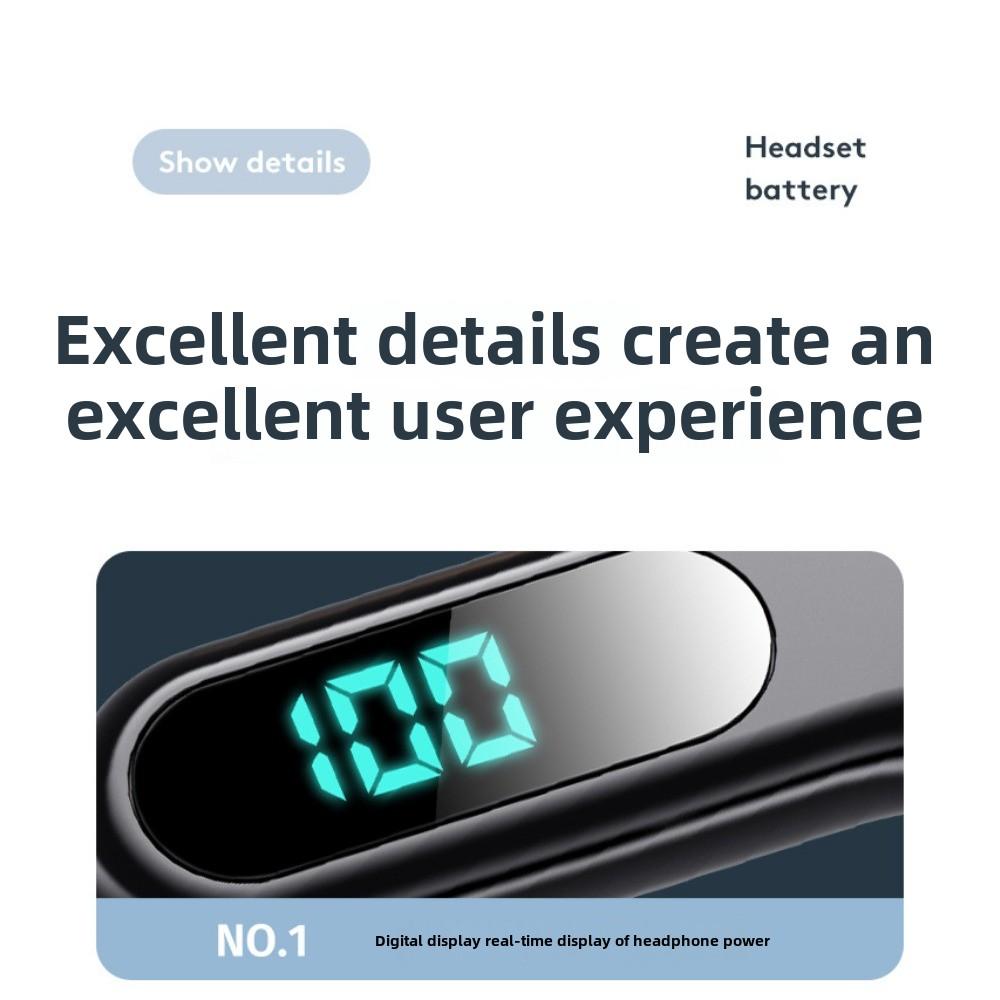 Bluetooth Headphone Extra Long Standby Life New Wireless Single-ear Hanging Ear Large Battery