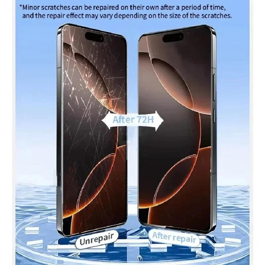 Для iPhone Air 17 16 15 14 13 12 mini 11 Pro Max X XS Max XR 8 7 6 6s Plus SE 2020 Мягкая гидрогелевая пленка Защитная пленка для экрана