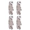 Pack of 4 Dishwasher Upper Rack Wheel Dishwasher Spare Part Dishwasher Wheel Replacement Plastic Texture for Dishwashers