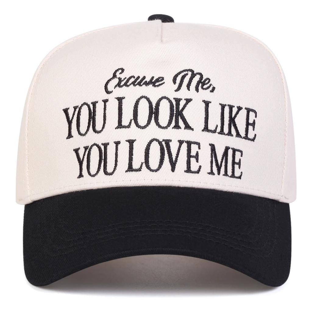 Baseball Stitching Stitched Embroidered Alphabet Me Love You Neutral Gender Women Men For Caps Spring Autumn Outdoor Sunscreen Hat Adjustable
